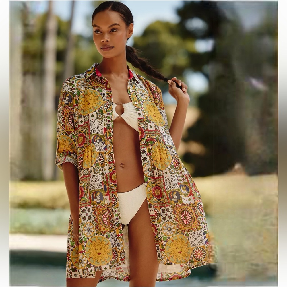 RO'S GARDEN
Deauville Mini Shirt Dress